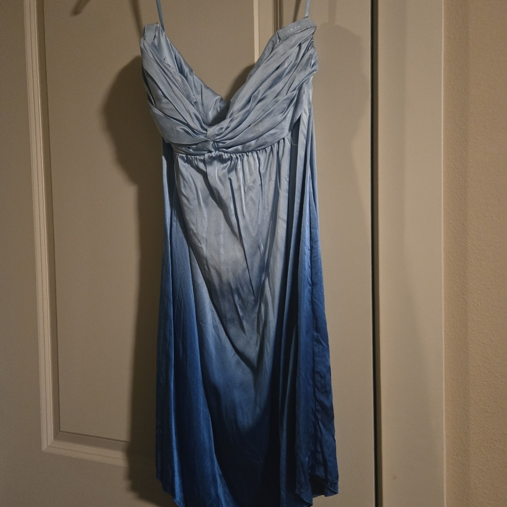 Eci ombre dress, Strapless